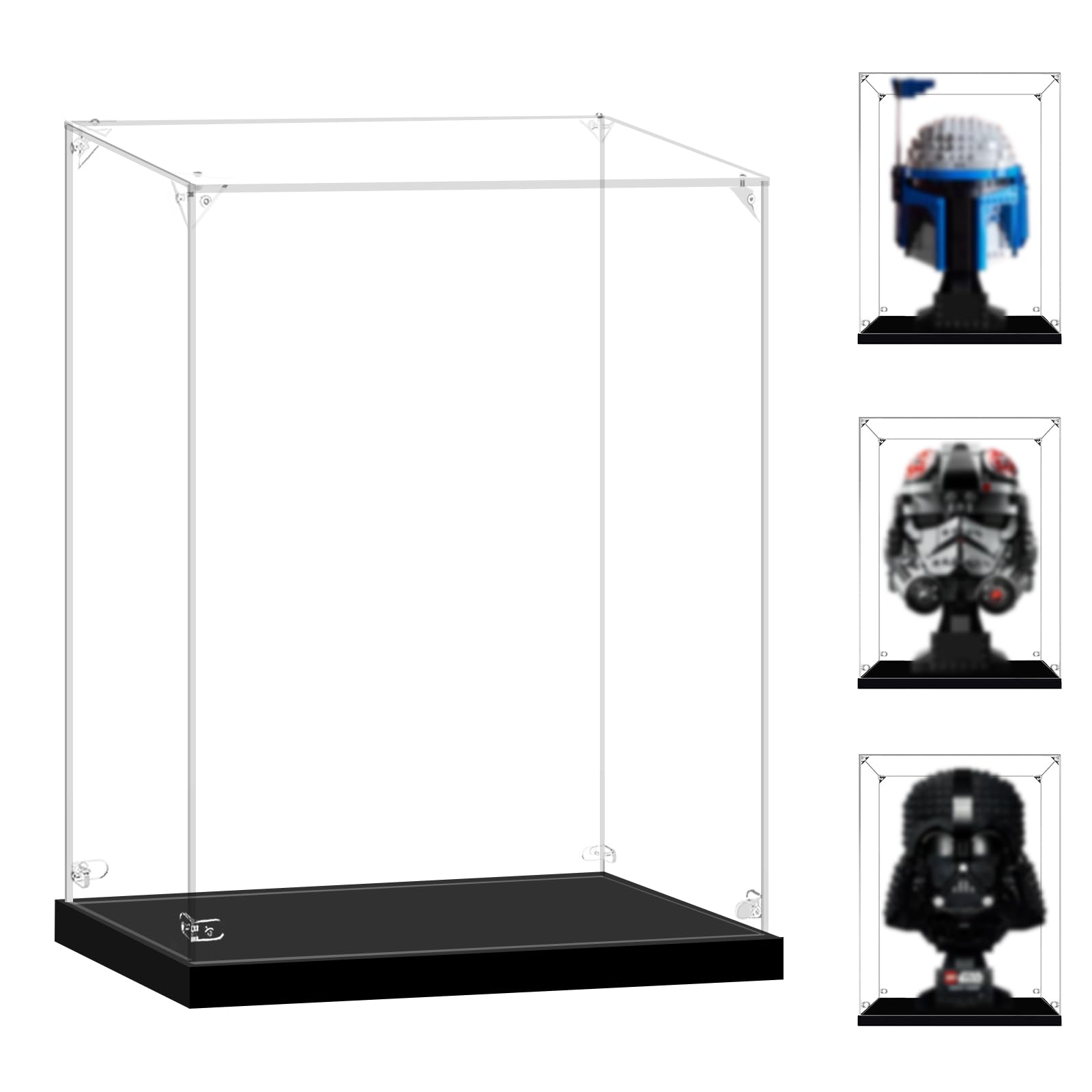 Amazon.com: LILIKAKA Display Case for Lego Helmet, 7x7x9inches